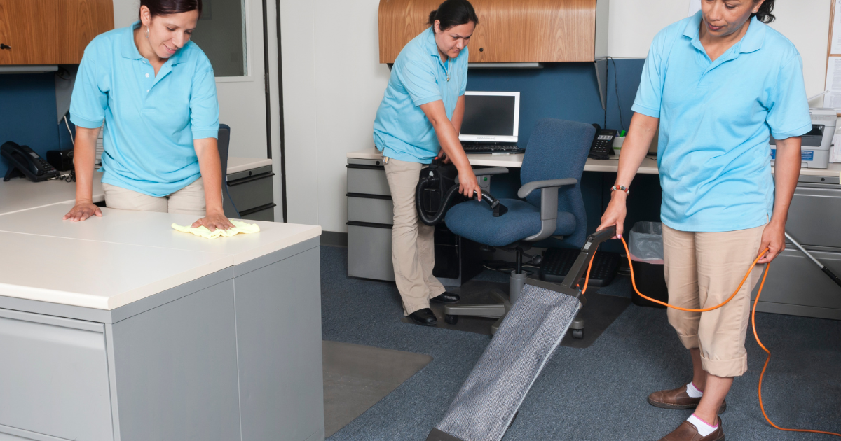 commercial office cleaning promotes healthy environment for employees