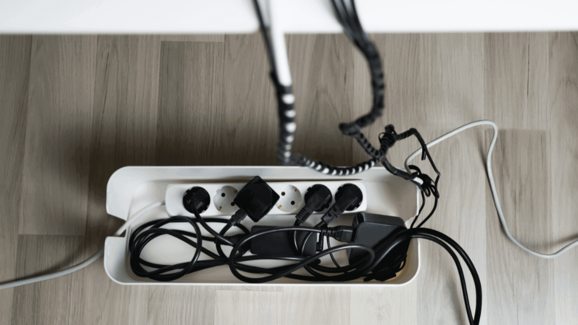 Neat and Organized Cords and Connections