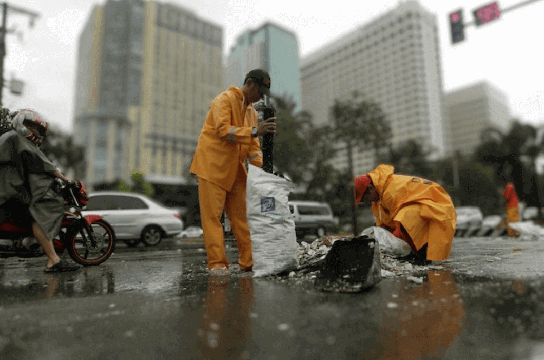 City Cleanup after a typhoon