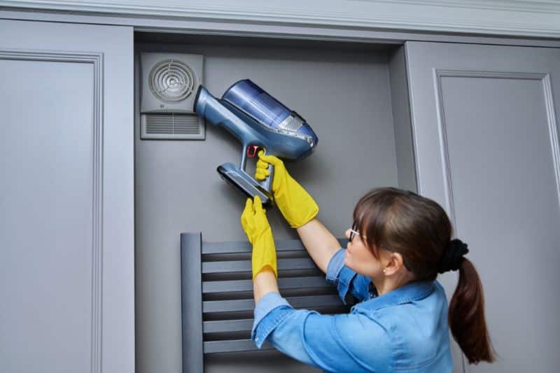 Deep Cleaning the Bathroom Vent and Exhaust Fan