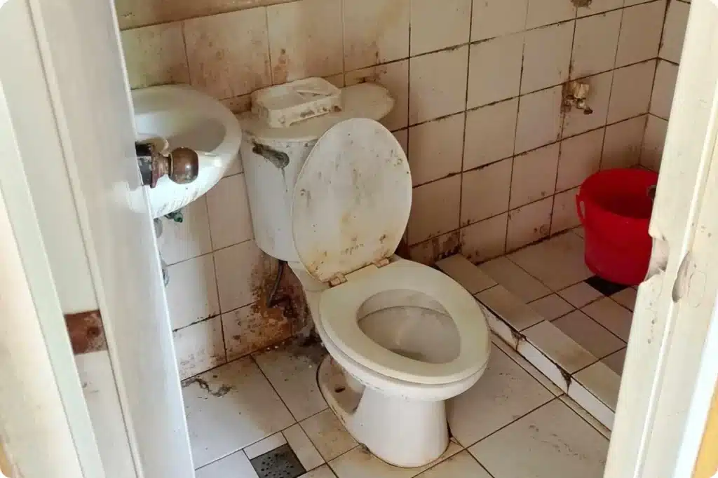 mold in a bathroom